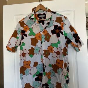 Ted Baker Multicolor Floral Men's Shirt Large